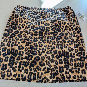 Leopard Print Skirt ...Size 14P